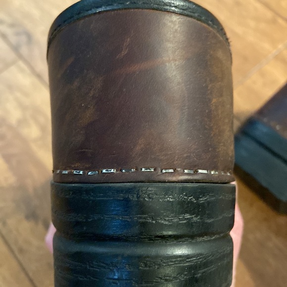 Vintage Dansko Professional Oiled Leather Clogs SZ 46 - Picture 9 of 14